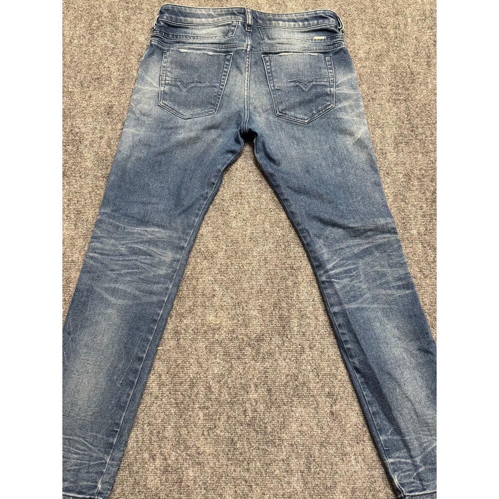 Diesel D-Bazzer Tapered Jeans Mens W31 L32 Light Wash Stretch Slim Denim 00900